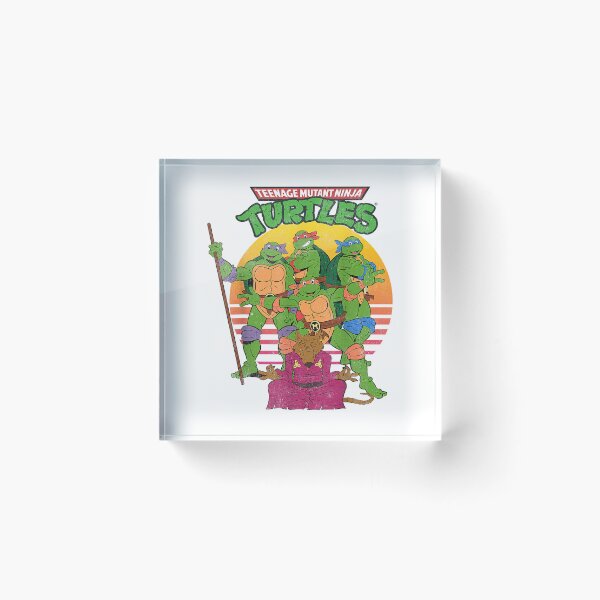Item preview, Teenage Mutant Ninja Turtles Retro Sun Group T Shirts for Men and Women Tees designed and sold by SavsMerch.