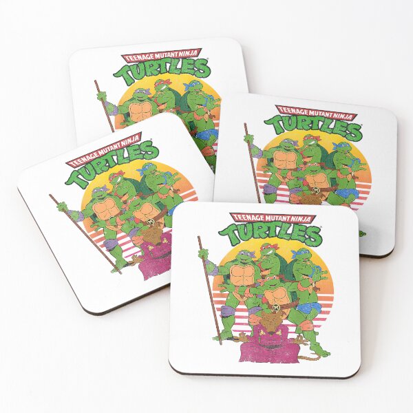 Item preview, Teenage Mutant Ninja Turtles Retro Sun Group T Shirts for Men and Women Tees designed and sold by SavsMerch.