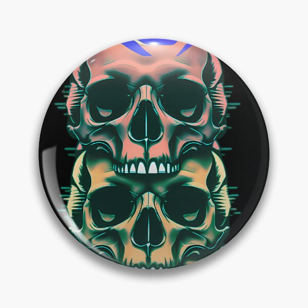 Item preview, Fire X 5 Band Stacked Skulls Rock Band Music Concert designed and sold by SimooArtist.
