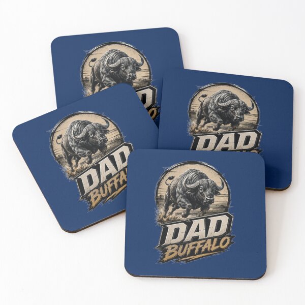 Item preview, Dad Buffalo – Masculine Wildlife Art for Dad designed and sold by annenambiro.