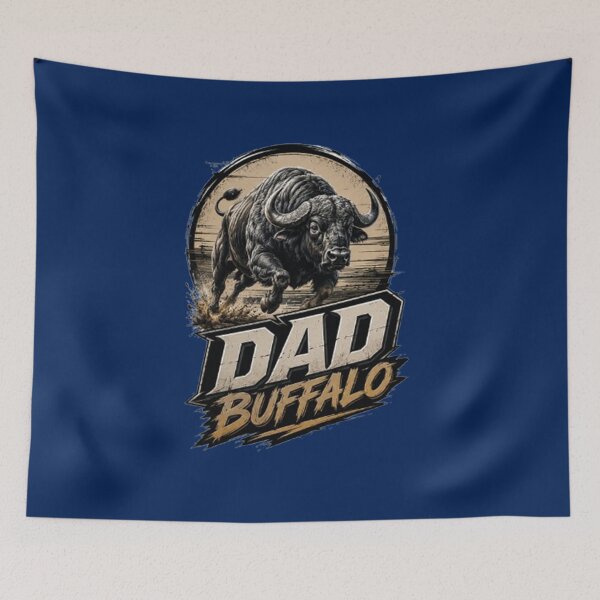 Item preview, Dad Buffalo – Masculine Wildlife Art for Dad designed and sold by annenambiro.