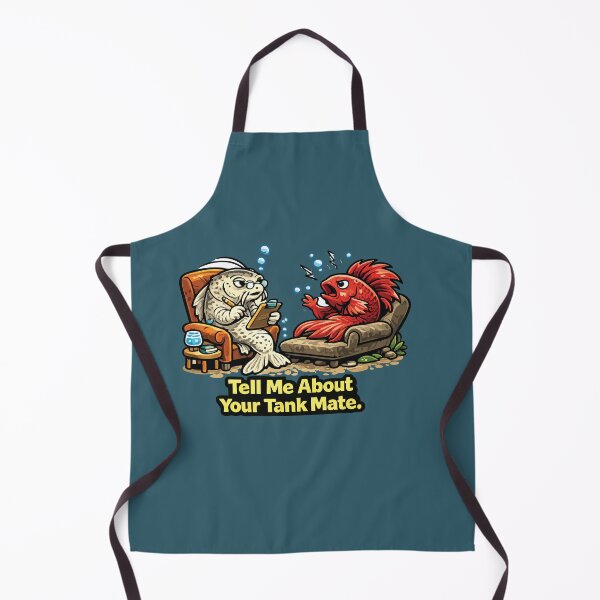 Item preview, Funny Betta Fish Therapy Tank Mate Aquarium designed and sold by SimplePoDesign.