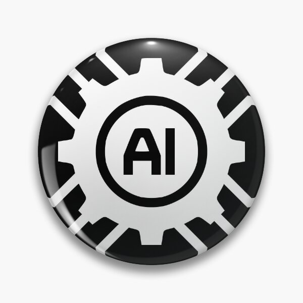 Item preview, AI Assistant Inspired Minimal Design | Cute Tech Character designed and sold by UI Expert.