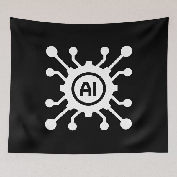 Item preview, AI Assistant Inspired Minimal Design | Cute Tech Character designed and sold by UI Expert.