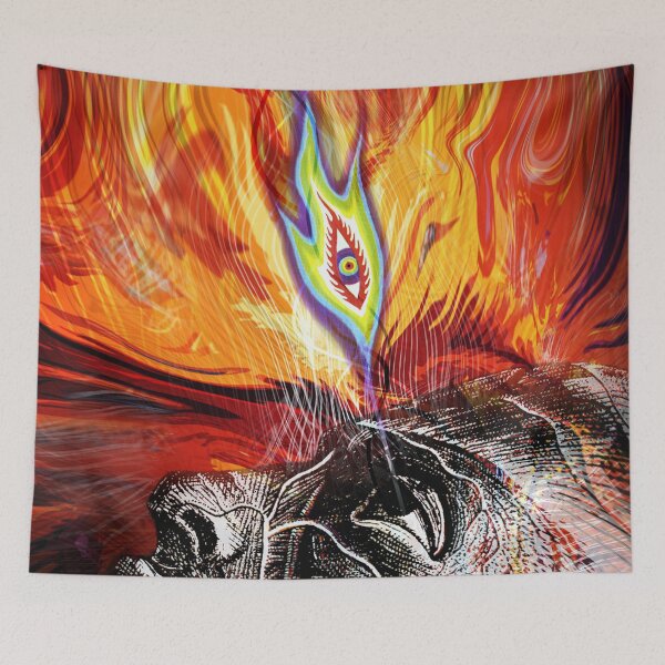 Item preview, pancaran mata alex grey bersinar api designed and sold by omerset548.