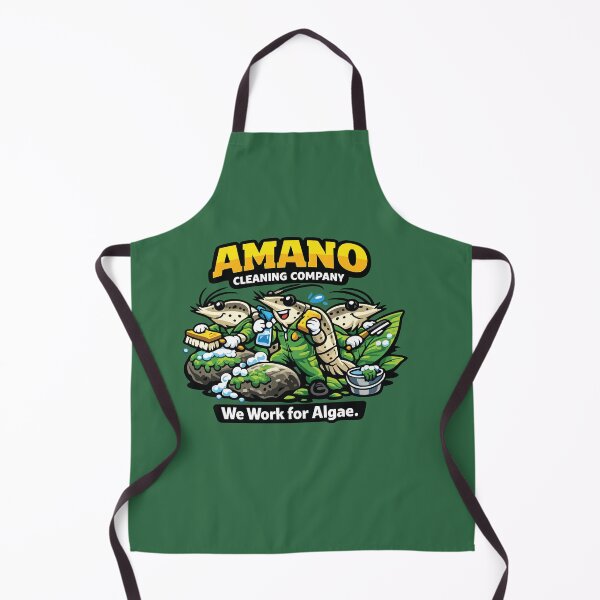 Item preview, Funny Amano Shrimp Cleaning Company Aquarium designed and sold by SimplePoDesign.