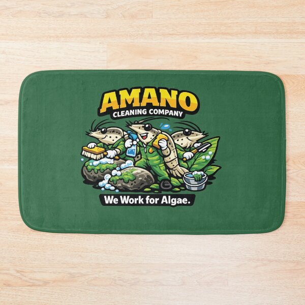 Item preview, Funny Amano Shrimp Cleaning Company Aquarium designed and sold by SimplePoDesign.