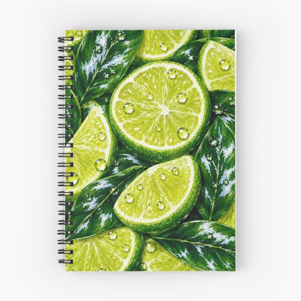 Item preview, Lime Citrus Fruit Pattern Fresh Green Print designed and sold by DjFreeq.