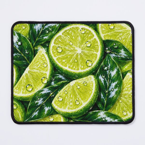 Item preview, Lime Citrus Fruit Pattern Fresh Green Print designed and sold by DjFreeq.