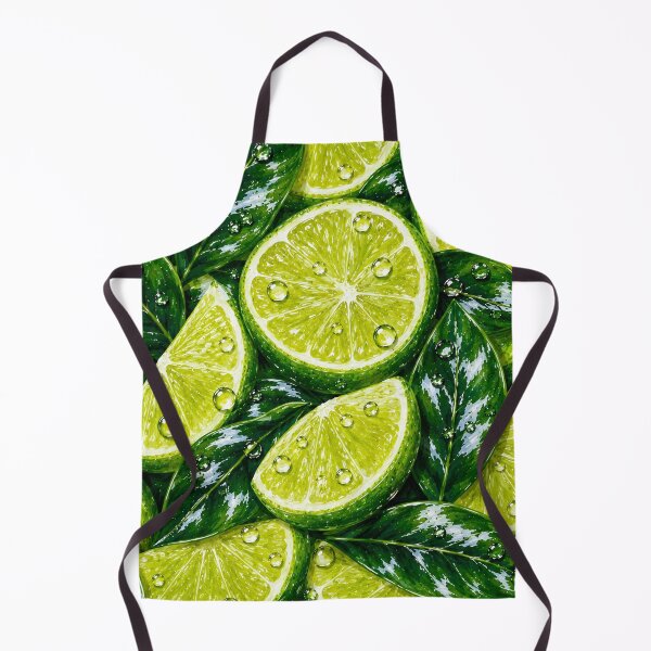 Item preview, Lime Citrus Fruit Pattern Fresh Green Print designed and sold by DjFreeq.