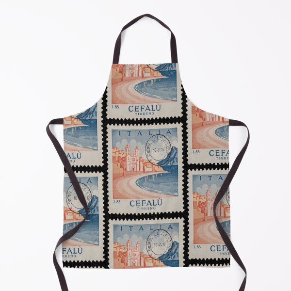Item preview, Cefalù Sicily Tyrrhenian Coast Postage Stamp Travel Sticker designed and sold by stickercuffs.