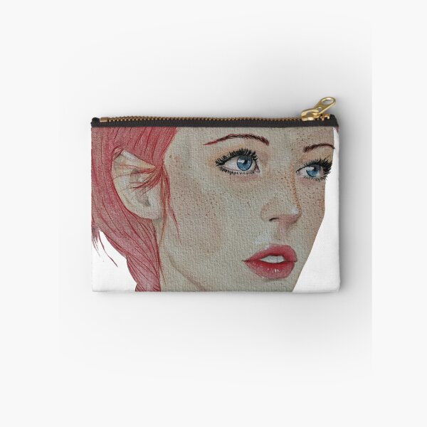 Item preview, Pink Hair Girl Watercolor Portrait designed and sold by Mvicen.