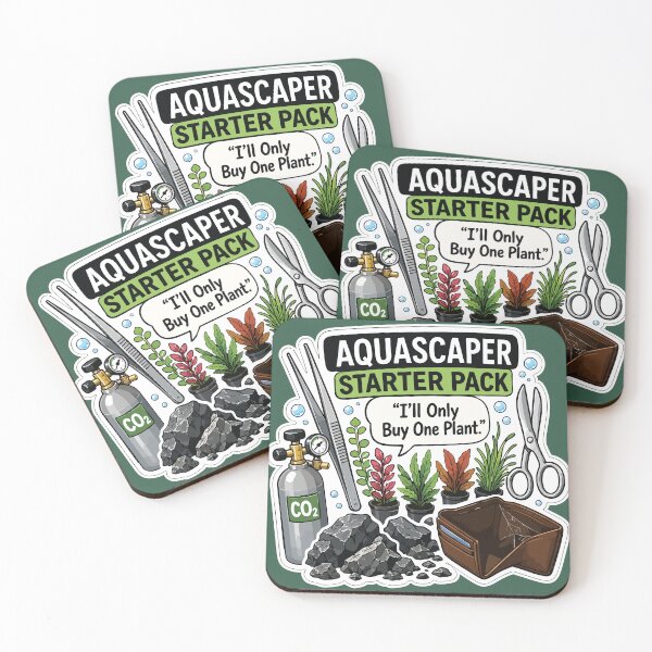 Item preview, Funny Aquascaper Starter Pack Aquarium Hobby designed and sold by SimplePoDesign.