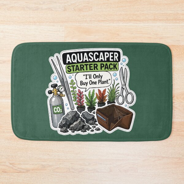 Item preview, Funny Aquascaper Starter Pack Aquarium Hobby designed and sold by SimplePoDesign.