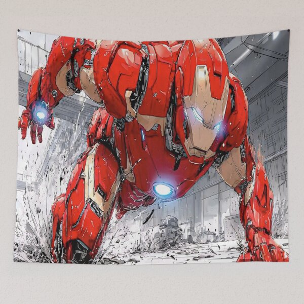 Item preview, Iron Man Unleashed – Armored Power in Action designed and sold by Shyamora.
