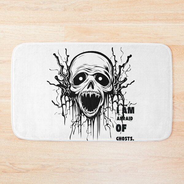 Item preview, I Am Afraid of Ghosts Boo Funny Halloween Ghost T-Shirt Design designed and sold by Wirath Shop.