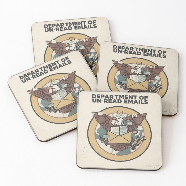 Item preview, Department of Unread Emails designed and sold by PictorialWhimsy.