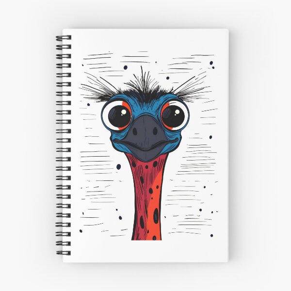 Item preview, Funny Ostrich with big eyes designed and sold by Creative-Flo.