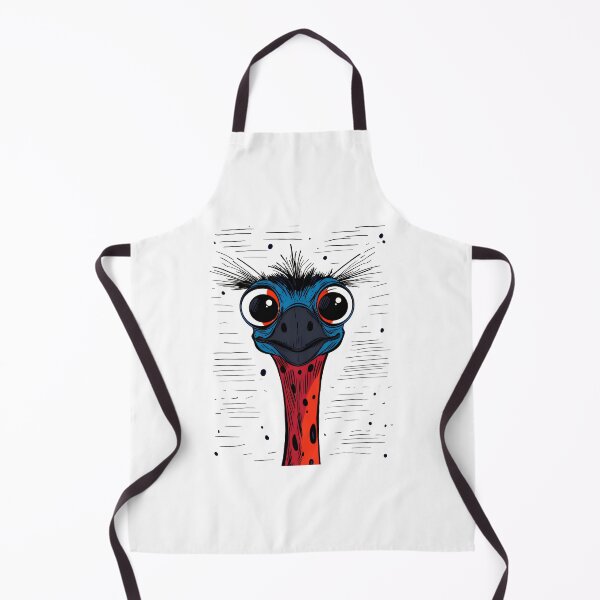 Item preview, Funny Ostrich with big eyes designed and sold by Creative-Flo.