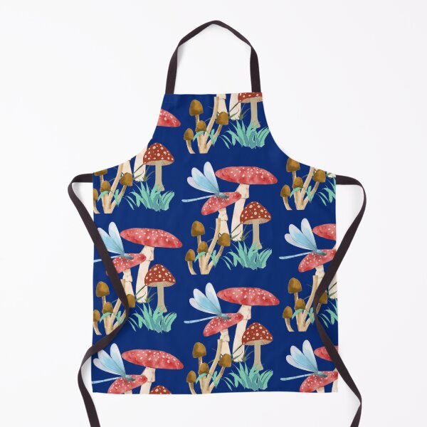 Item preview, Whimsical Mushroom and Dragonfly Illustration designed and sold by EdgeSphere.