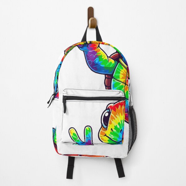 Artikelvorschau, Hippie-T-Shirt mit Batikmuster und Schildkröten-Friedenszeichen entworfen und verkauft von DArtfulStudio.