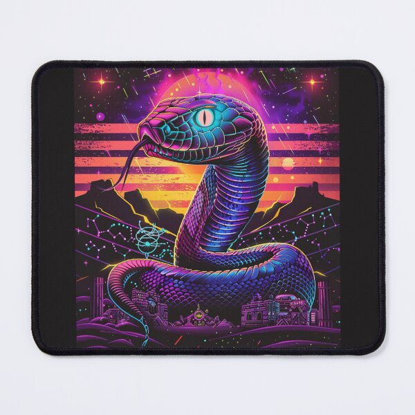 Item preview, cobra strike in neon silence retro power poster designed and sold by RetroWaveArtCo.