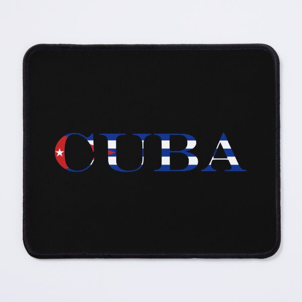 Item preview, Cuba Country Name Typography Flag | Cuban Text Inside Flag Design designed and sold by NTGUILTY.