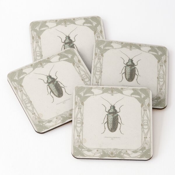 Item preview, Vintage Beetle Cabinet Plate designed and sold by PictorialWhimsy.