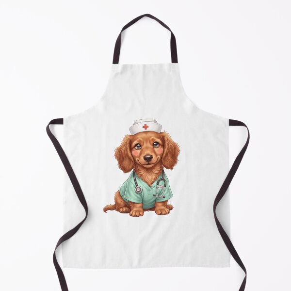 Item preview, Cute Dachshund Nurse designed and sold by Anjestic Studio.