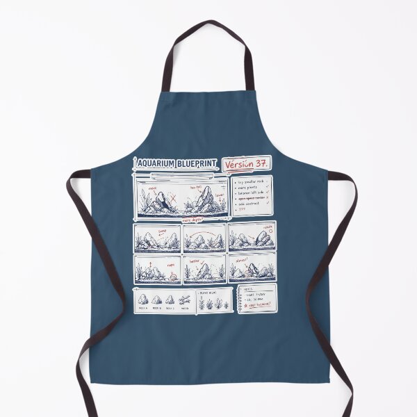 Item preview, Funny Aquascaping Blueprint Version 37 Aquarium designed and sold by SimplePoDesign.