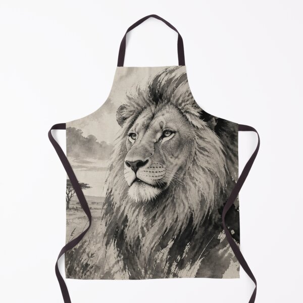 Item preview, Ink Wash Lion Portrait designed and sold by Simplybe1.
