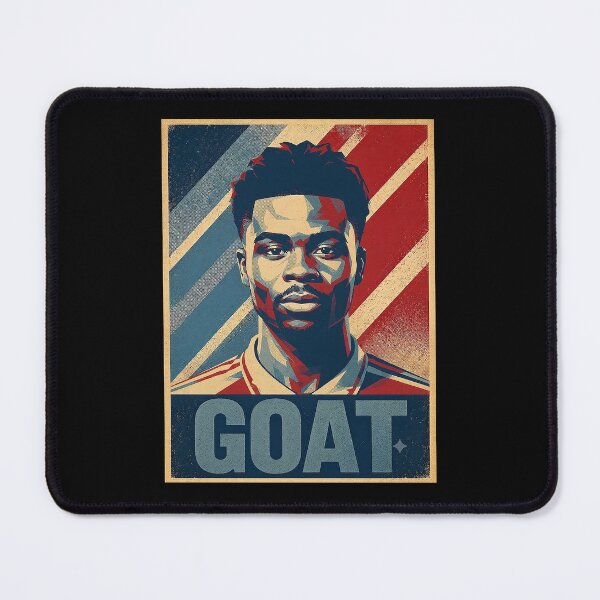 Item preview, Bukayo Saka - G.O.A.T Typography designed and sold by eckstromvan.