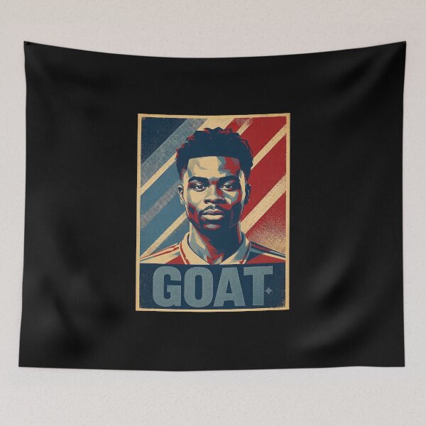 Item preview, Bukayo Saka - G.O.A.T Typography designed and sold by eckstromvan.