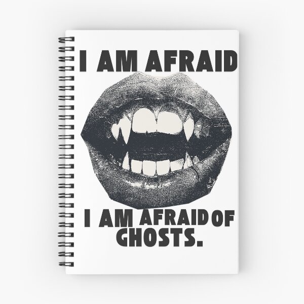 Item preview, I Am Afraid of Ghosts Boo Funny Halloween Ghost T-Shirt Design designed and sold by Wirath Shop.