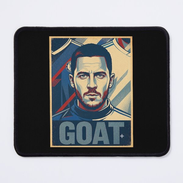Item preview, Eden Hazard- G.O.A.T Typography designed and sold by eckstromvan.
