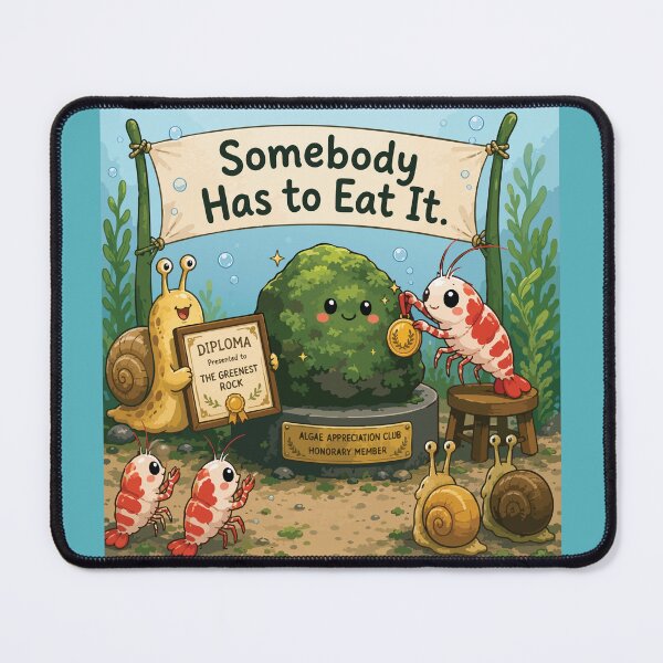 Item preview, Funny Algae Appreciation Club Aquarium Humor designed and sold by SimplePoDesign.