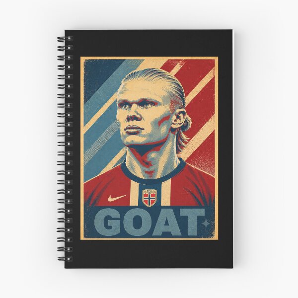 Item preview, Erling Haaland - G.O.A.T Typography Norway designed and sold by eckstromvan.