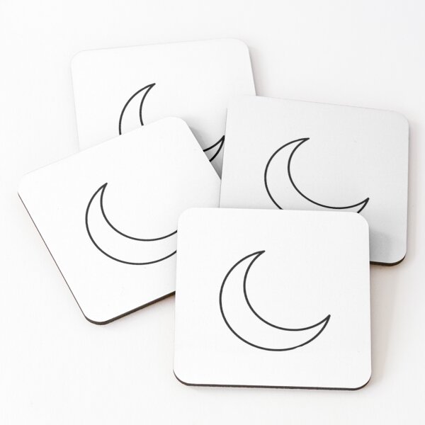Item preview, Crescent Moon Line Art Print | Minimalist Celestial Design designed and sold by The-SilentPlace.