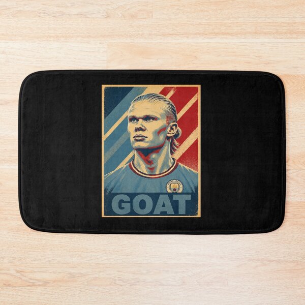 Item preview, Erling Haaland - G.O.A.T Typography designed and sold by eckstromvan.
