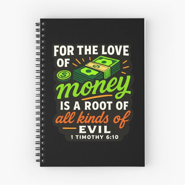 Item preview, 1 Timothy 6:10 For The Love Of Money Is A Root Of All Kinds Of Evil designed and sold by plushism.