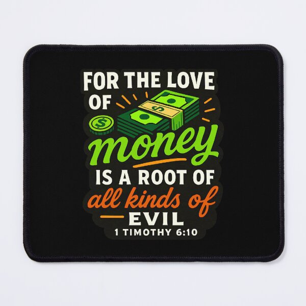 Item preview, 1 Timothy 6:10 For The Love Of Money Is A Root Of All Kinds Of Evil designed and sold by plushism.