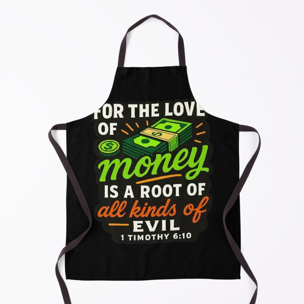 Item preview, 1 Timothy 6:10 For The Love Of Money Is A Root Of All Kinds Of Evil designed and sold by plushism.