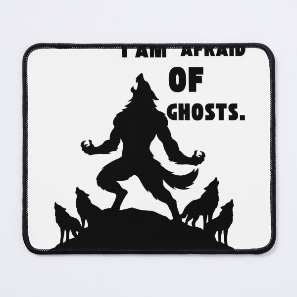 Item preview, I Am Afraid of Ghosts Boo Funny Halloween Ghost T-Shirt Design designed and sold by Wirath Shop.