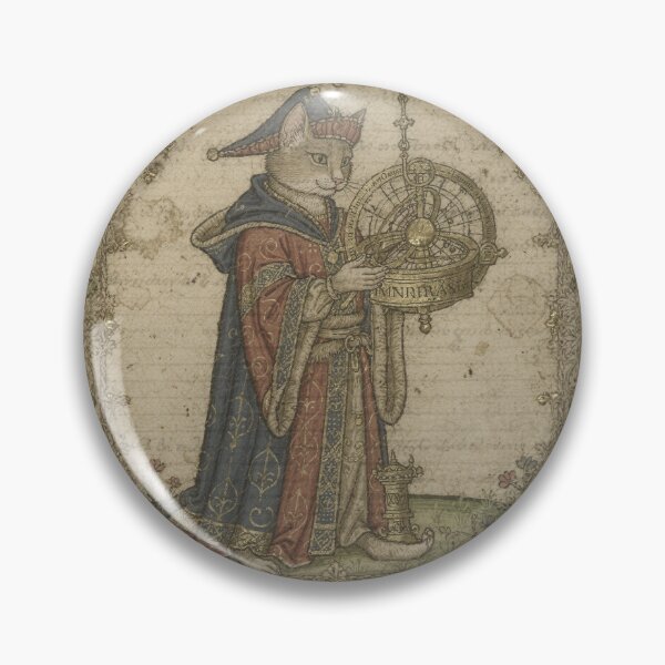 Item preview, Medieval Cat Astronomer designed and sold by PictorialWhimsy.
