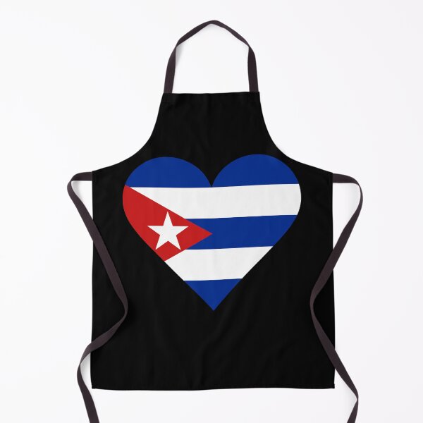 Aperçu de l'œuvre Drapeau cubain en forme de cœur | Symbole patriotique « J'aime Cuba » créée et vendue par NTGUILTY.