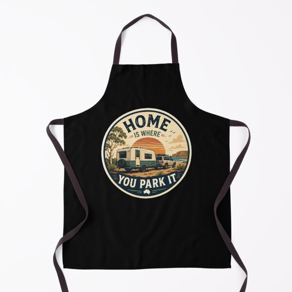 Item preview, Home Is Where You Park It Funny Australian Caravan Grey Nomad designed and sold by Yellowriversss.