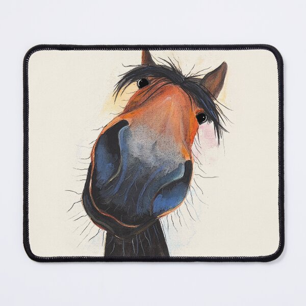 Item preview, HORSE PRiNT 'HAPPY DAVE' BY SHIRLEY MACARTHUR designed and sold by Shirley MacArthur Art.