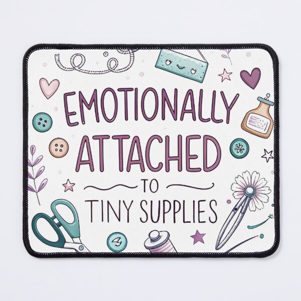 Item preview, Emotionally Attached to Tiny Supplies Craft Design designed and sold by KHCreative2025.