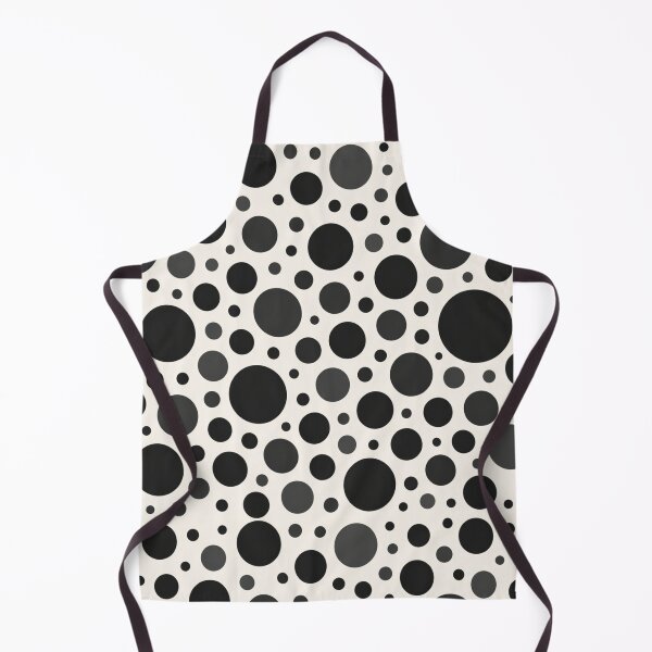 Item preview, Black and White Polka Dot Pattern – Modern Circle Art designed and sold by SoftSproutstu.