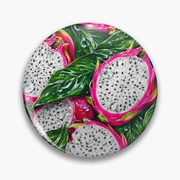 Item preview, Dragon Fruit Pitaya Pattern Tropical Print designed and sold by DjFreeq.